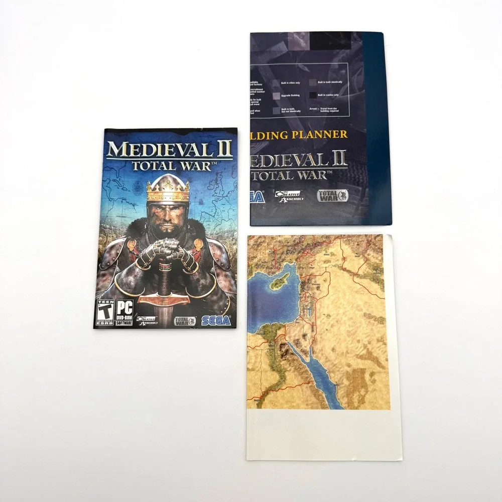 Medieval II Total War PC Game Windows Complete CIB SEGA Strategy